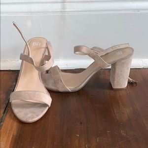 BP. Suede heels